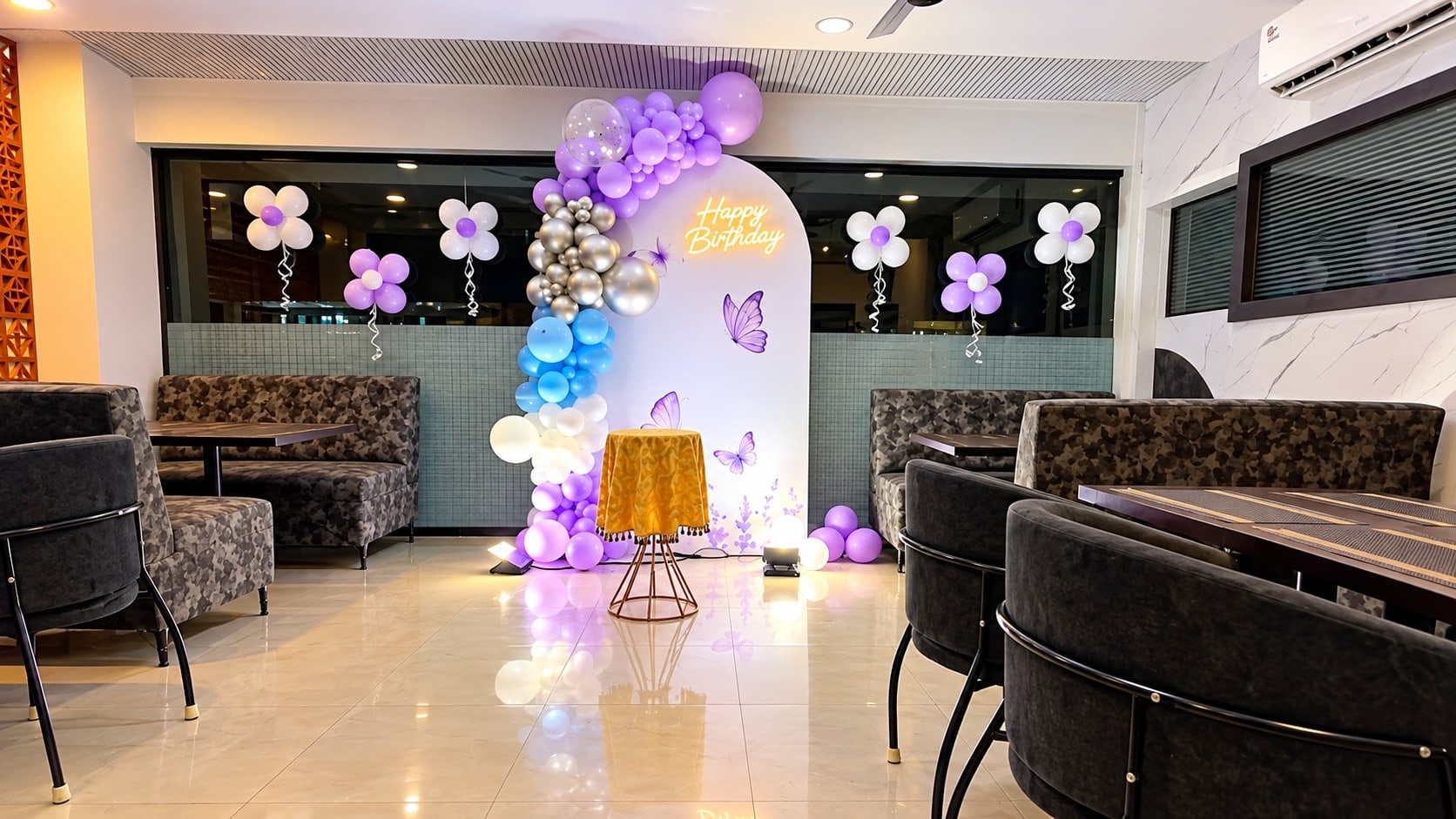 Banquet hall at Hotel Leela Imperial