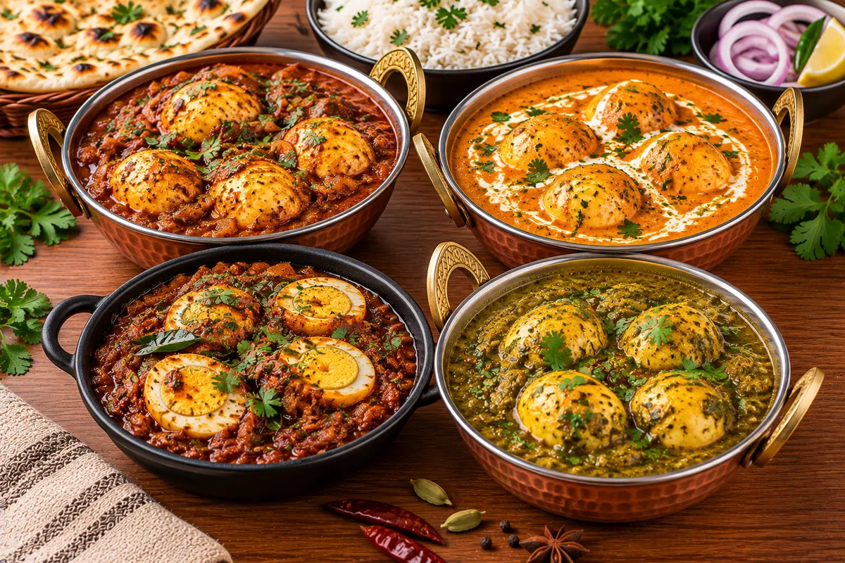 Egg Curries at Leela Imperial