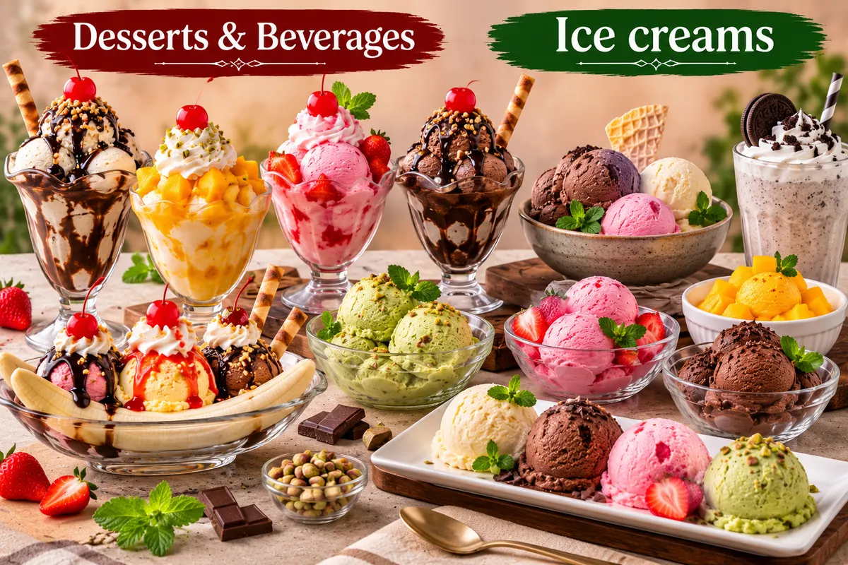 Ice Creams at Leela Imperial