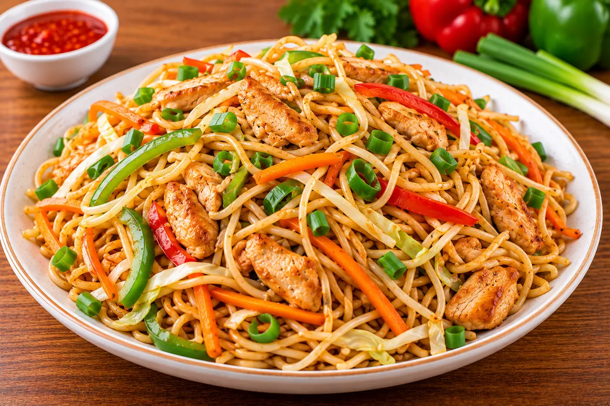Non-Veg Noodles at Leela Imperial