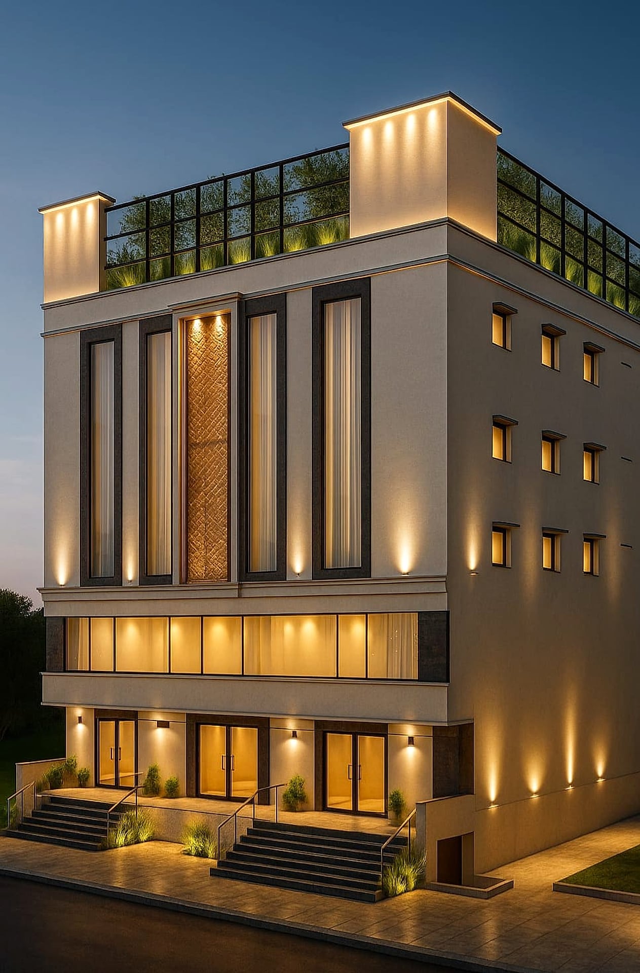 exterior-style render, does not clearly match the hotel's actual signage/architecture - verify before using