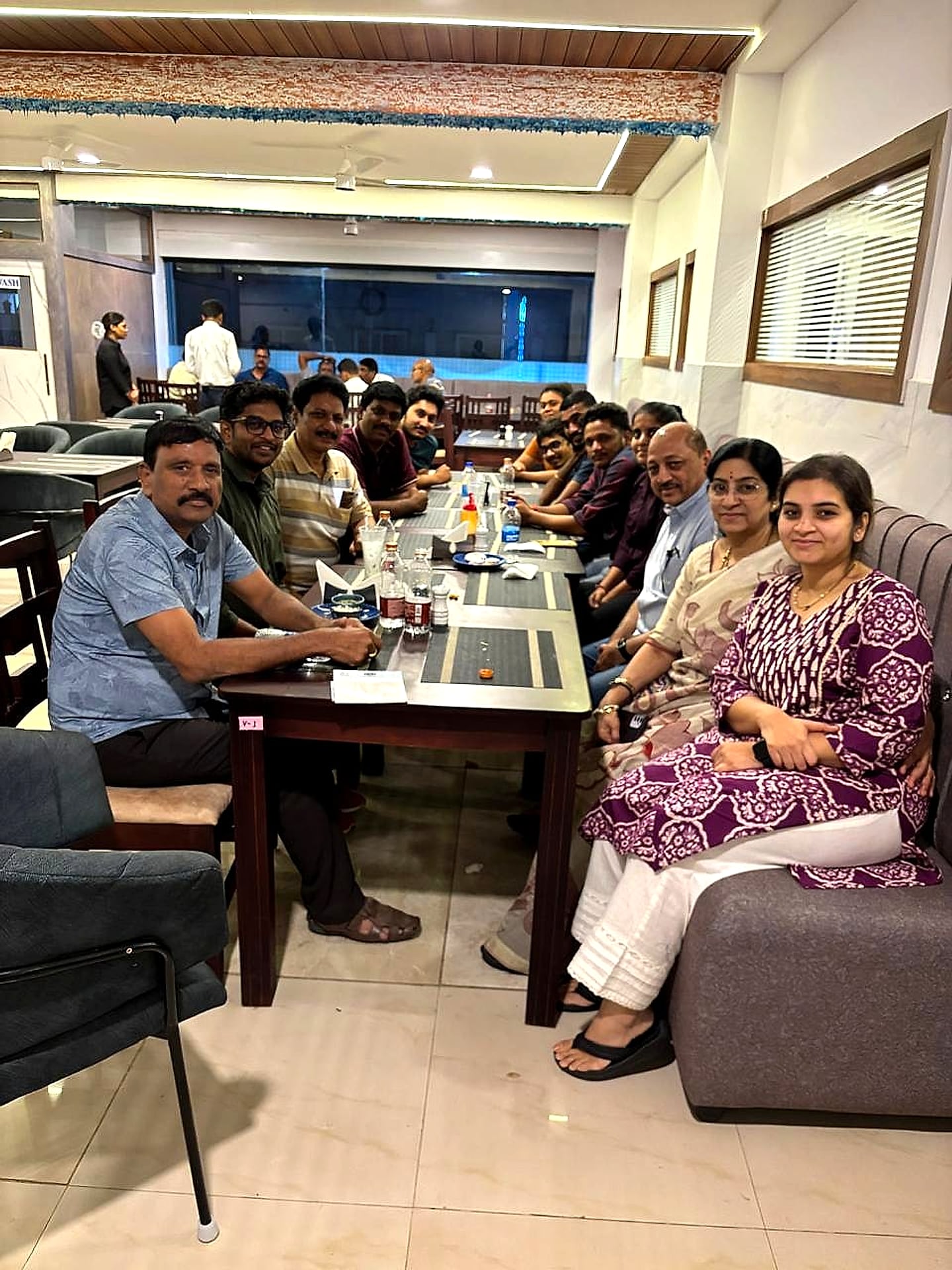 Guests celebrating at Hotel Leela Imperial