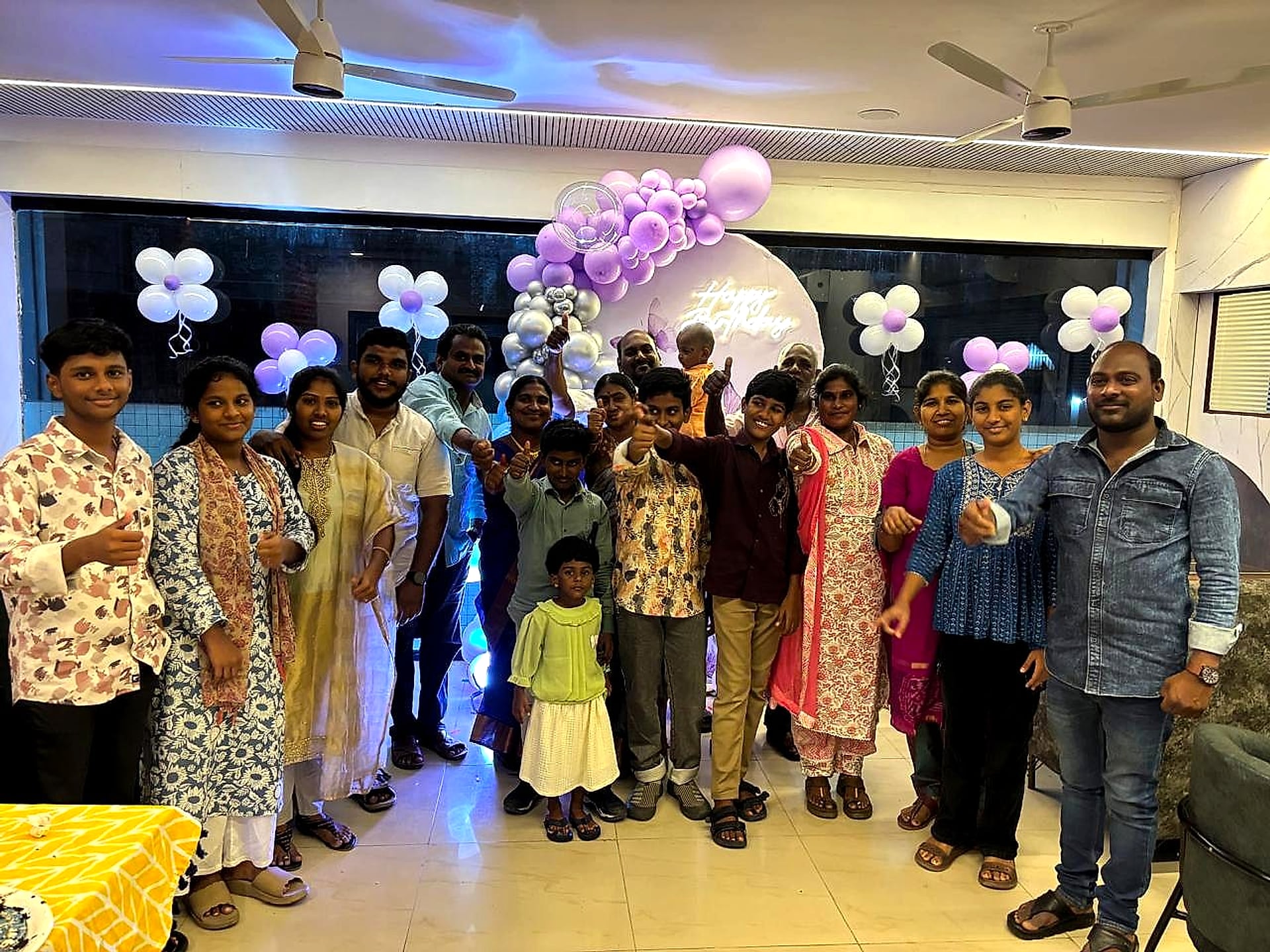 Guests celebrating at Hotel Leela Imperial